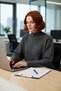 Women's Oversized Fit Stand Collar Plain Knitwear Sweater with Low Armhole Detail for Winter Stylish Casual Outfits - 3