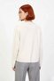 Women's Regular Fit Crew Neck Acrylic Knitwear Sweater Stylish Pearl Detail Winter Wear Elegance - 4
