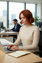 Women's Regular Fit Crew Neck Long Sleeve Knitwear Sweater Ideal for Cold Winter Days Offers Elegance - 3