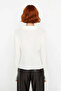 Women's Regular Fit Polo Neck Ribbed Long Sleeve Knit Sweater Basic Winter Design Offering Elegance - 4