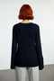 Women's Regular Fit Sustainable Knitwear Sweater Raglan Sleeves Peplum Detail Medium Thickness Casual - 4