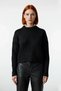 Women's Oversized Crew Neck Low Sleeve Thick Knitwear Sweater Winter Comfortable Stylish Casual for Everyday Outfits - 2