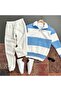 3 Thread Premium Fabric Half Zipper Sweat Tracksuit Set 2-Piece Set