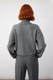 Women's Oversized Turtleneck Low Sleeve Super Crop Knitwear Sweater Ideal for Winter and Autumn Casual - 4