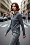 Women's Regular Fit Long Sleeve Polo Neck Knitwear Sweater Ideal for Winter and Autumn Basic Model