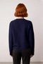 Women's Oversized Cut Button Detailed Soft Textured Comfortable Knitwear Sweater Stylish Choice Suitable for Winter Fashion - 4