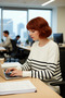 Women's Striped Crew Neck Relaxed Fit Long Sleeve Knit Sweater Offers Everyday Elegance and Comfort - 3