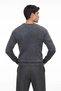 Men's Slim Fit Crew Neck Hair Knitwear Sweater Ideal for Winter Cold Weather Elegance Quality - 4