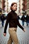 Women's Oversized Stand Collar Knit Sweater Raglan Sleeve Winter Casual Chic Burgundy Basic Design