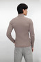 Men's Fitted Turtleneck Ribbed Knit Sweater Ideal for Winter Days Offering Elegance and Comfort - 4