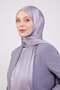 Anthracite Brilant Shawl with Stone Stripes on the Sides - 2