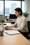 Men's Fitted Fit Half Turtleneck Knitwear Sweater a Modern and Stylish Choice for the Winter Season Quality - 3