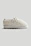 White Fleece Slippers