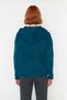 Women's Oversized Low-Cut Sleeve Hooded Knit Sweater Is the Key to Everyday Comfortable and Stylish Winter Outfits - 4