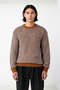 Men's Regular Fit Crew Neck Striped Knitwear Sweater Perfect for Winter Season Comfort and Style - 2