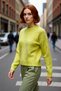 Women's Oversized Comfortable Fit Crew Neck Low Sleeve Knitwear Sweater Offers Winter Casual Chic Quality