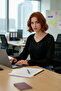 Openwork V-Neck Knitwear Sweater for Women Regular Fit Long Sleeve Basic Design Stylish Look Quality - 3