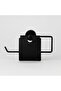 Covered Paper Towel Holder for Bathroom Toilet Kitchen Wall Mounted Screw Mounting Modern Accessory Black - 7