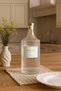 Vintage Striped Transparent Glass Oil Bottle with Sauce and Liquid Spout 1000 ml - 5