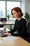 Women's Fitted Crew Neck Long Sleeve Ribbed Knit Sweater Casual Stylish and Comfortable Style High Quality - 3