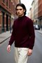 Unisex Regular Fit Zippered Half Turtleneck Thick Hair Knitwear Sweater for Your Winter Outfits