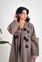 ABAYA AND SHEILA GREY WITH BLACK WORK - 5