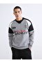 Xside Gray V-Neck Ford Printed Men's Sweatshirt