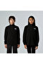 Teen Glacier 1/4 Zip Pullover Kids Black Fleece Jacket
