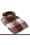 Men's Brown Thick Winter Plaid Lumberjack Shirt – Wide Cut Fall Winter Trend Shirt with Pockets - 2