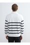 Lcw Vision Polo Neck Long Sleeve Striped Men's Sweatshirt - 4