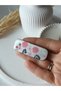 Polymer Clay Handmade Flower Buckle Resin Plated Latch Automatic Mother Child Buckle - 6