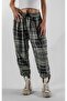 Women's Pleated Jacquard Shalwar Trousers