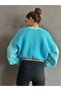 Hand Knitted Soft Women's Crop Cardigan - 3