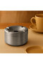 Stainless Steel Table, Cafe, Restaurant Ashtray – Odorless, with Lid, Minimalist and Sturdy (9X7 cm) - 4