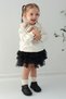 Aurora Girls' and Baby's Glitter Black Boots - Orthopedic Non-Slip Sole Warm and Comfortable Winter Snow Boots - 7