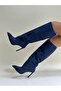 Women's Suede Heeled Boots