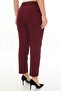Women's Plus Size Lycra Ankle Length Elastic Waist Pocketed Fabric Pants - 5