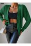 New Season Buttoned Collar Detailed Women's Knitwear Blouse - 3