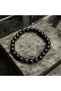 Aurastone Black Tourmaline Natural Stone 8mm Bracelet
