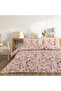 Ranforce Double Quilt Bedding Set Sorel Pink