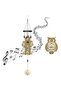 Mysterious Puhu Owl Themed Feng Shui Earthquake Bell Wind Chime Wisdom Protection Energy Balancing Sound - 3