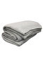 Soft Knitted Blanket Plain 130X170 cm Gray |   Single Person Tv Blanket – Decorative and Lightweight - 5