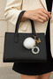 Letter O Pearl Detailed Keychain & Charm [with Pompom Option] - 3