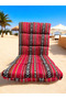 Paradiso HIGH BACK CHAIR | Adjustable 5-Angle Recliner Chair with Sponge Padding - Red - 3