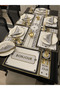 Premium |   Bonjour Series – 25 Piece American Dinner Set & Runner Set – for 6 People