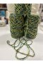 Moher Acrylic Multi-Color Green and Glittery, the Entire Image Is Clear, 525 Grams