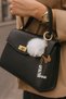 L Letter Pearl Detailed Keychain & Charm [with Pompom Option] - 3