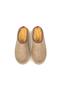 Perth Asymmetrical Mouthed Women's Embroidery Detailed Fur Slipper for Outdoor and Home Daily Use - 5