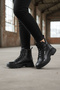 Black Fleece Inside Non-Slip Sole Women's Boots 24K310-14 Z