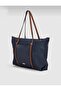 Women's Satin Parachute Fabric Large Size Shopper Shoulder Bag - 4